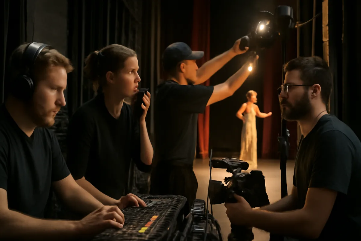 Quali professioni lavorano nascosti nel backstage? Le figure che fanno funzionare uno spettacolo senza farsi notare